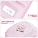 Large Capacity Pencil Case, Mini Backpack Pencil Case, Storage High Capacity Bag Pouch Holder Marker Pen Organizer, for Student, Teen Girls, Adults (Pink)