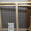 MYPET Extra-Wide Wire Mesh Dog Gate: 29.5-50" Wide. Pressure Mount. No Tools Needed. Puppy Gate 31" Tall, Expandable, Durable Pet Gates for Doorways, Sustainable Hardwood