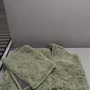 Smiry Bathroom Rugs Sets 3 Piece, Soft Absorbent Chenille Bath Mat and U-Shaped Contour Toilet Rug, Machine Wash Dry Bath Mat Sets for Bathroom Tub and Floor (30"x20"+24"x16"+24"x20", Sage Green)