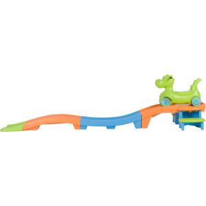Step2 Dino Dash Up & Down Roller Coaster Kids Ride On Toy, Push Car, Indoor/Outdoor Playset, Made of Durable Plastic, Max Weight 50 lbs., for Toddlers 2-5 Years Old