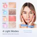 FDA Cleared Red Light Therapy Mask for Face and Neck, 4 Modes LED Light Therapy, Blue Infrared Red Light Therapy, PDT Photons Facial Skin Care Device for Wrinkles and Acne