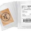 Coopaty 6" x 9" Adhesive Packing List Envelopes Clear Plastic Mailing Shipping Envelope Pouch (100 Pack)