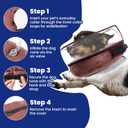 BARKLESS Dog Cone, Inflatable Dog Cone After Surgery for Large Breeds, Soft Surgery Collar with Enhanced Anti-Licking Guard Shield for Pets, Patented Protective Donut Collar (XL (Neck: 18"-23"), Coffee)