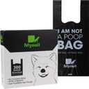 300 Counts Extra Thick Black Pet Poop Waste Bags With Handles for Dogs Ocean Wind-Scented