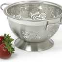 Norpro Stainless Steel 1.5 Quart Berry Colander, Silver, 6.25 inches/16Cm