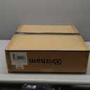 RGB Ceiling Fans with Lights, 20" Fandelier Low Profile Ceiling Fan with Light, Modern Flush Mount Ceiling Fan Light with Remote/APP Control, Bedroom Chandelier Fan Fixture for Indoor(Black)