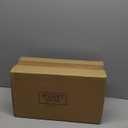 MyGift 14 Inch Artificial Green Grass Plants in Ribbed Dark Gray Concrete Rectangle Planters, Tabletop Faux Greenery in Rectangular Cement Pot Centerpiece Décor