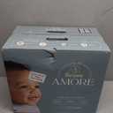 Pampers Amore, Size 1 (8-14 lbs), 132 Count, Our Best Diaper Hypoallergenic & Fragrance Free, Up to 100% Leakproof, Soft as Cashmere