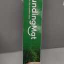 Grounding Mat for Sleep, Energy, Pain Relief, Inflammation, Balance, Wellness, Earth Connection Therapy for Indoor Grounding at Home, Office, or Work 16"x24" (Black)