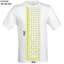 Acrylic Ruler 7 Piece Set, Non Slip Rings 50 Pieces, Quilting Rulers, Size (6"x24"), (2"x24"), (3"x18"), (3"x8"), (1.5"x12"), (1"x12"), (1"x6") (Yellow-7 Piece Set)