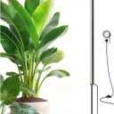 Barrina T1S Standing Grow Light for Indoor Plants with Timer, 65W 5000K High PPFD Full Spectrum, Tera Series Vertical Grow Lights Adjustable Height 5FT-5.6FT, Foot Switch, Non-Glare Design, Black