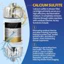 High Output Shower Filter Replacement Compatible With AquaBliss SF400 & SF500, For Hard Water Remove Chlorine And Other Impurities, 2 Pack Shower Filter + 10 Pack Sediment Pads
