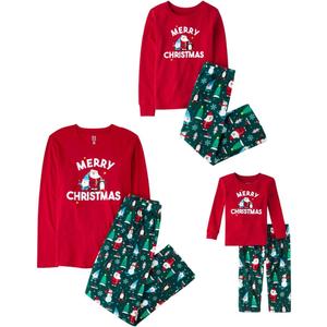 The Children's Place Family Matching Holiday Pajama Sets, Fleece (XS)