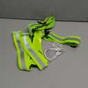 LED Reflective Vest Safety Gear, Light Up Vest for Night Walking Cycling, High Visibility Running Vest with Reflective Strips (Green)