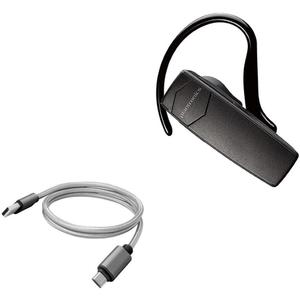 BoxWave Cable Compatible with Plantronics Explorer 55 - Micro USB DuraCable, Braided Micro USB Charging Cable - Space Grey