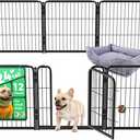 FXW Homeplus Indoor Dog Playpen with Divider Connectors, 24" H, 12 Panels
Calm Indoor Play Area, Two-Zone Layout, For Puppies & Small Dogs, Patented