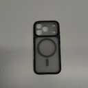 TOCOL for iPhone 17 Pro Case, Compatible with Magsafe, Full Camera Protection, Built-in Magnetic Ring, Drop Protection, Translucent Matte Phone Case for iPhone 17 Pro 6.3 inch (Black)