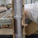 Service First Silver 20FT Telescoping Flagpole Kit for Outside House In Ground - Anti Tangle Swivel Ring Design - 100MPH Wind Tested