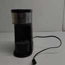 K Cup Coffee Maker, Single Serve coffee machine or Ground Coffee Machine 2 in 1, 6 to 14 Oz Brew Sizes, Mini One Cup Coffee Maker with Self cleaning Function, Fits Travel Mug, Black
