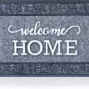 Extra Durable, Superior Absorption, Front Door Mat for Outdoor & Indoor - Welcome Mat for Entryway, Entrance, Patio, Porch - Waterproof, Non-Slip Backing, Coarse Fibers (Welcome Home,18x30)