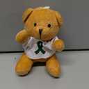 Blueweenly 18 Pcs Bulk Mental Health Awareness Bear 4 Inch Green Ribbon Plush Toys Green Mental Health Awareness Ribbon Bear Gifts for Volunteer Charity Fundraiser Event Supplies
