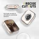 3 Pack Soft TPU Case for Apple Watch Case 41mm 45mm 46mm 42mm 40mm 44mm Series 10 9 8 7 6 5 4 SE/2 Generation Women Men,Ultra Thin Protective Bumper Face Cover for iWatch Cover Accessories