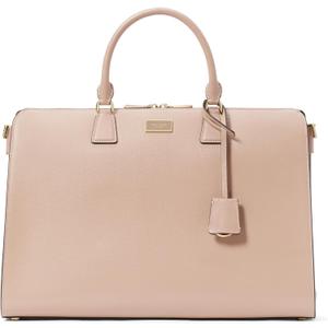 kate spade new york womens Serena Saffiano Leather Laptop Bag (One Size, Timeless Taupe)