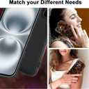 Wlxee Phone Case for iPhone 16 Case Lightweight Tortoiseshell TPU Slim Phone Cover for Women Girls Grily Brown Shockproof Phone Cover for iPhone 16, Tortoise Print