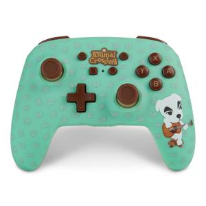 PowerA Enhanced Wireless Controller for Nintendo Switch / Switch 2 / Switch Lite / OLED Model - Animal Crossing: K.K. Slider - Gamepad, game controller, Officially Licensed