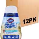 Clorox Fraganzia Gel Air Freshener Cone, Fresh Ocean Breeze Scent - No-Plug, Battery-Free Air Freshener for Small Rooms, Closets, Kitchens, Bathrooms, Offices and More, 6 Ounce - 12 Pack