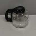 12-Cup Glass Replacement Carafe for Mr. Coffee Model #SK12, SK13, EHX23, JWX31, SJX23, SJX39 (Black, Replaces PLD12-RB)