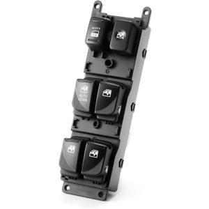 Master Power Window Switch for Hyundai Accent 2007 2008 2009 2010 Front Left Driver Side Electric Auto Window Switch Button,Door Lock Switch Window Control Rep# 935701E110 935701E111