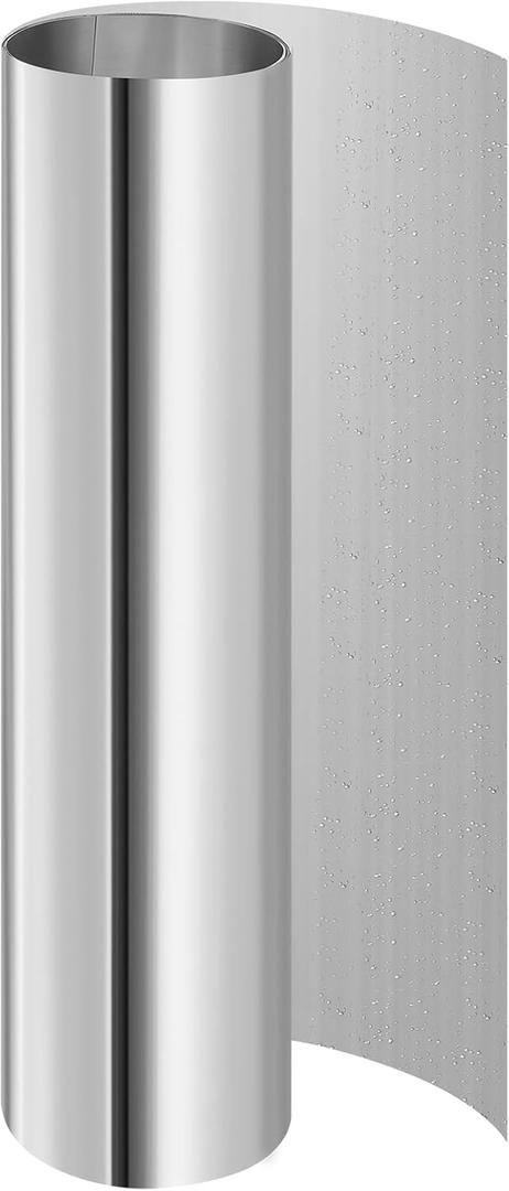 Zonon Aluminum Flashing Roll 30'' x 10' Roof Flashing Weatherproofing Metal Roofing Panels for Sealing Windows Doors Siding Roofing Stains Moss and Mildew Prevention