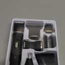 5-in-1 Bikini Trimmer for Women, IPX7 Waterproof Electric Razors Shaver, Cordless Body Hair Trimmer, Facial & Pubic Hair Removal, Ceramic Blade (Black)