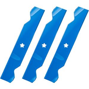 Aeagle 532187256 Mower Blades for Husqvarna Z254 Z254F YTH2454 YTH24V54 LGT2554 LGT2654 RZ5424 MZ54 RZ5426 54'' Deck Lawn Mower for Craftsman Poulan 187256 187254 532187254, 5 Point Star (Blue)