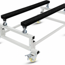 JY PERFORMANCE Watercraft PWC Dolly Boat Jet Ski Stand Storage Trailer Cart Dock Slipway Cart Adjustable Bunks W/ 4 Casters and 2 Brakes Carpeted to Prevent Scratch 1000lb Capacity | 1000 lbs Capacity, with 4 Casters and 2 Brakes, Heavy-Duty Jet ski/PWC Storage and Transport