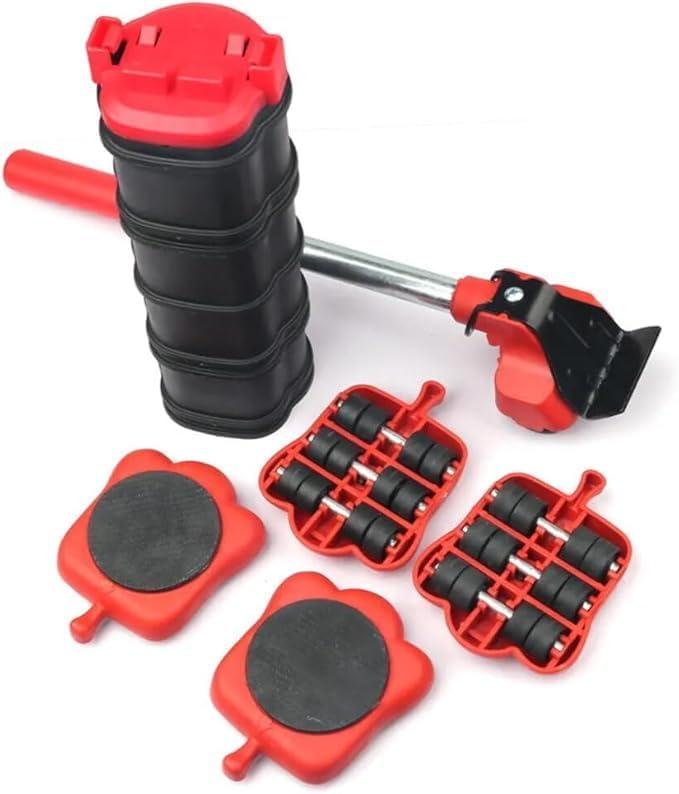 Furniture Moving & Lifting Tool Set, 13 Piece Movers with 360 Swivel Wheels, Lifter for Bed, Sofa, Heavy Appliances, Home & Professional Use, Supports Upto 600 lbs