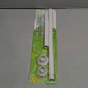 Small Tension Rod 18-32 Inch White Spring Shower Curtain Rod Adjustable Tension Curtain Rod No Drilling Heavy Duty Short Shower Rod,Non Slip,Stainless Steel