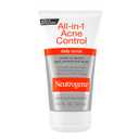 Neutrogena All-In-1 Acne Control Daily Face Scrub to Exfoliate and Treat Acne, Salicylic Acid Acne Treatment, 4.2 fl. Oz (Pack of 1)