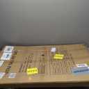 41'' Extra Tall Pet Gate for Large Dogs 54.7-63.0'' Wide Indoor No Jumping Over, Heavy Duty Puppy Baby Gate for Doorways, Pressure Mounted Metal Gate for Child Toddler (White)