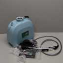 Battery Powered Sprayer 2 Gallon, 2025 Upgrade Electric Sprayer with 3 Adjustable Speed, Battery Indicator, 4 Mist Nozzles, Rechargeable Retractable Wand with Adjustable Shoulder Strap for Lawn Garden (Blue)