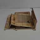 Mini Potato and Onion Storage Bin - Wooden Storage Box for Kitchen Countertops, Vegetable Storage Bins, 12.2"W x 6.5"D x 16"H (Rustic Color)