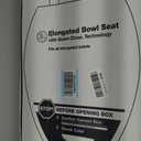 KOHLER Stonewood Quiet-Close, Elongated Toilet Seat Soft Close, Durable Wood, Easy Installation, Universal Fit, Home Essentials, White Finish, K-20466-0