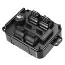 ACROPIX Car Front Left Driver Side Master Power Window Switch Fit for Jeep Liberty - Pack of 1 Black