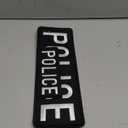 Patches, Press Badge Embroidered Patches for Backpacks, Jackets, Press Vest, Photographer Vest (Police-Black)