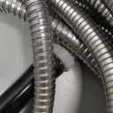 1/2 inch x 50ft Flexible Electrical Conduit, Iron Galvanized Access Line Conduit, for Manage and Protect Home and Industrial Wires