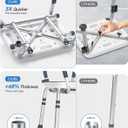 Adjustable Shower Chair for Seniors with Arms and Back, Height Adjustable Bath Seat for Elderly and Disabled, Non-Slip Shower Seat for Inside Shower, HSA/FSA Eligible Bath Chair for Bathtub