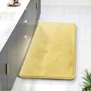 Clara Clark Bathroom Rugs, Velvet Memory Foam Bath Mat, Non-Slip Bath Rugs, Machine Wash, Dries Quickly, Ultra Soft Plush Bath Mats for Bathroom,
