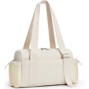 WLLWOO Small Gym Bag Wet Pocket Women Mini Tote Yoga Duffle Bag Lightweight Workout Bag for Dance Weekends Sports