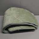 OLANLY Memory Foam Bath Mat 47x20, Ultra Soft and Absorbent Bathroom Rugs, Machine Washable, Comfortable Bath Carpet for Bathroom Floor, Tub and Shower, Sage Green